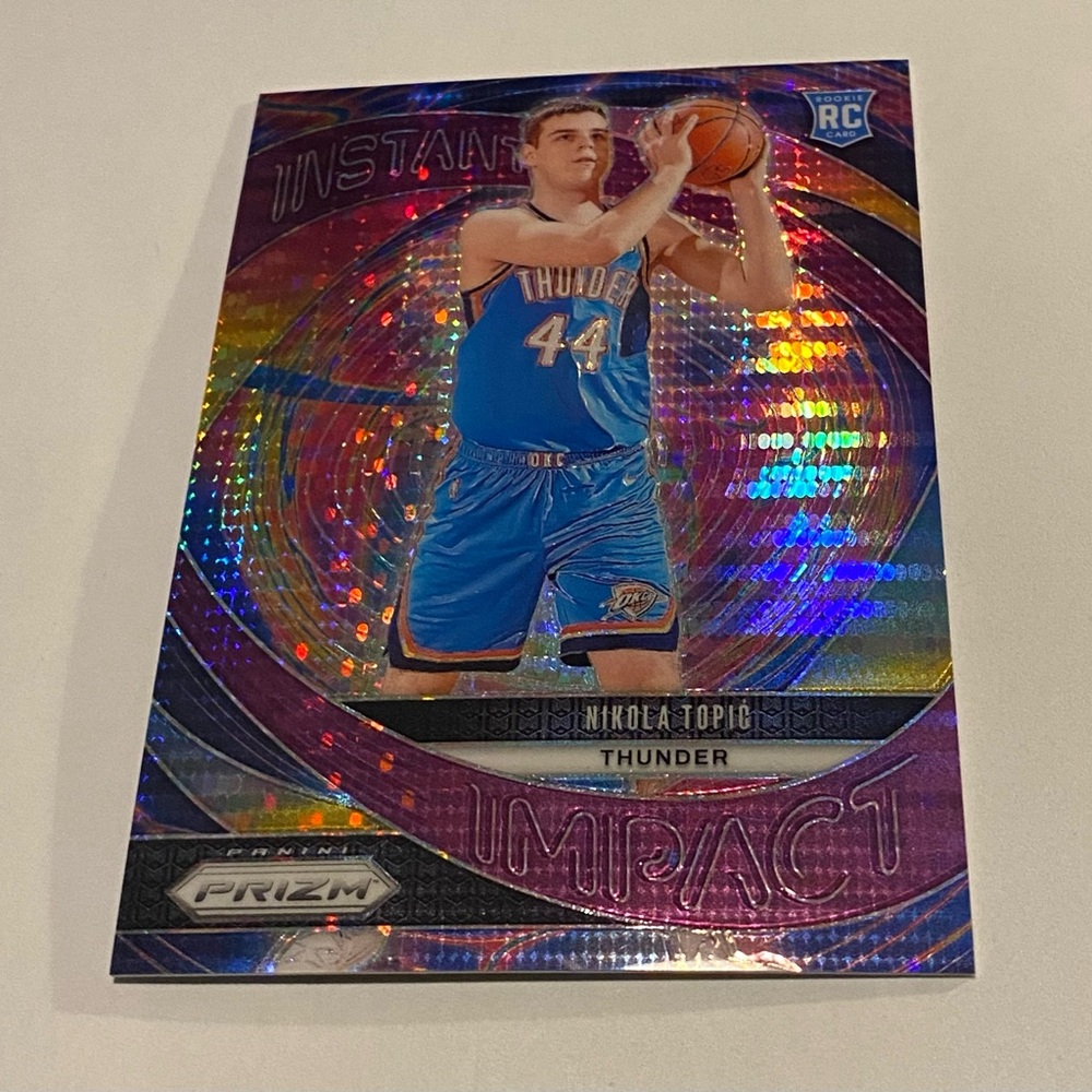 Nikola Topic Rare! RC Rookie 2024-25 Panini Prizm #11 of 35 # 3 Parallel version - Picture 2 of 4